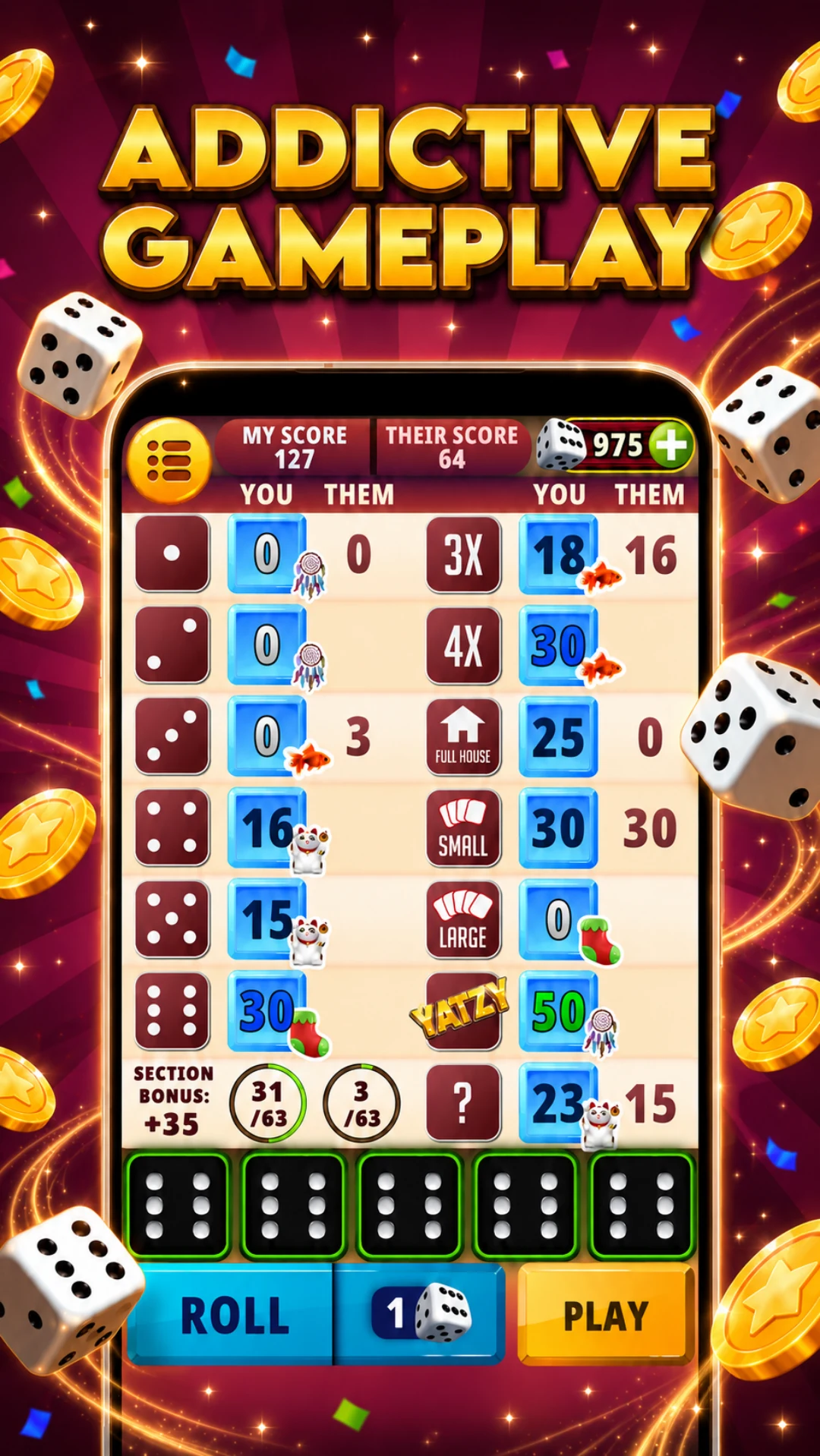 Yatzy Classic - Dice Game Fun screenshot