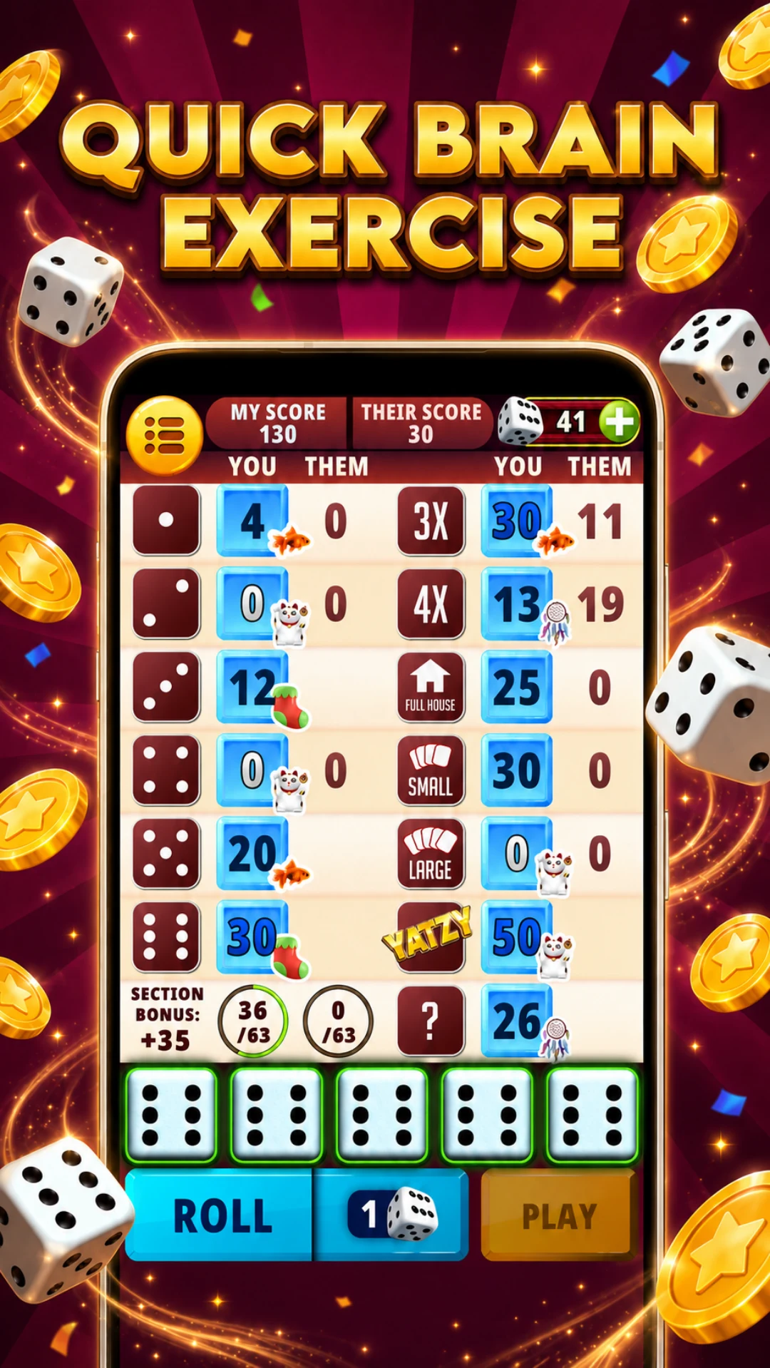 Yatzy Classic - Dice Game Fun screenshot